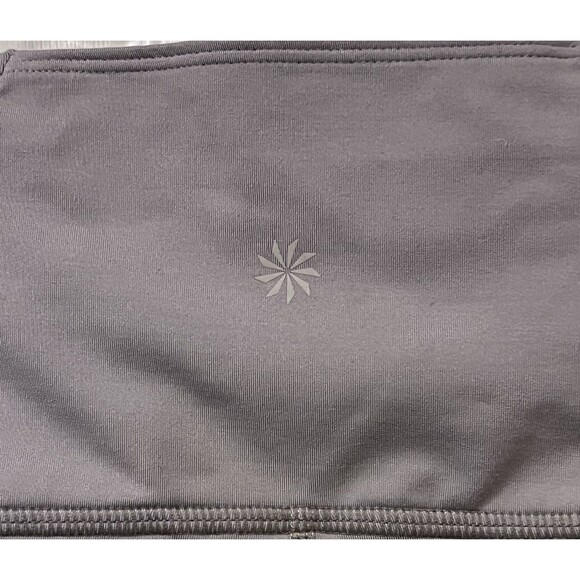 Athleta 2 Tone Cropped Leggings RN 54023 Womens S Gray Yoga Gym Athleisure - Picture 6 of 10